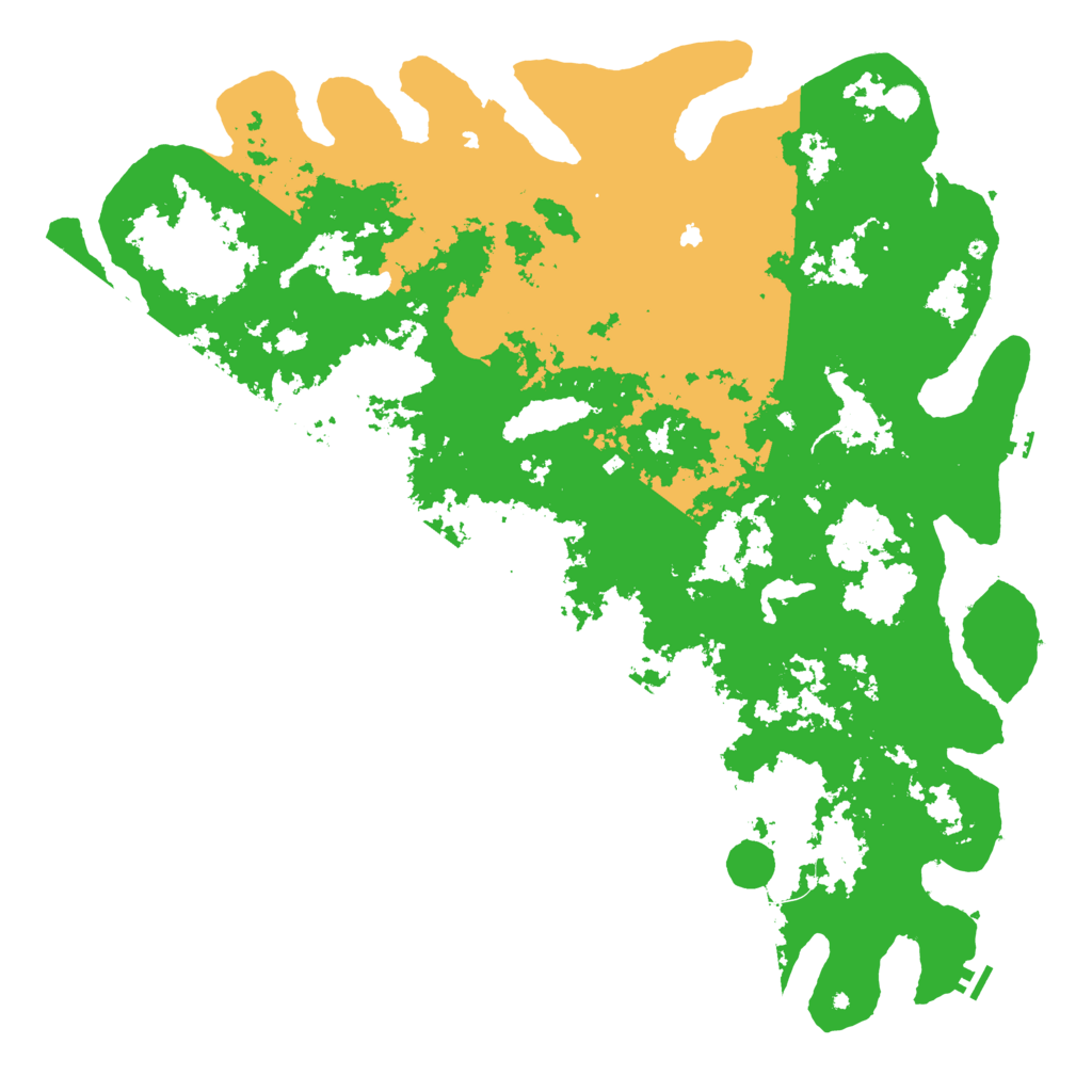 Biome Rust Map: Procedural Map, Size: 6000, Seed: 43597176