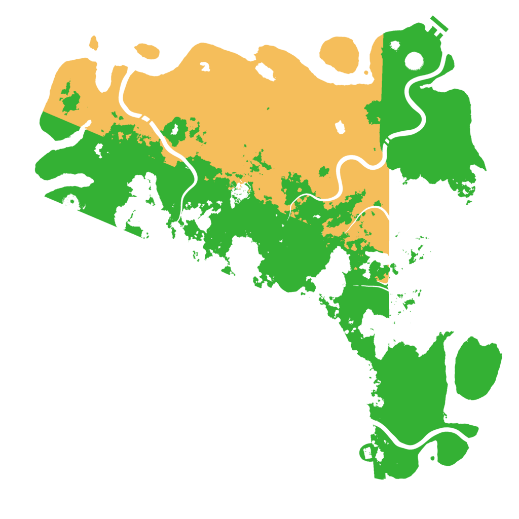 Biome Rust Map: Procedural Map, Size: 5000, Seed: 1794329640