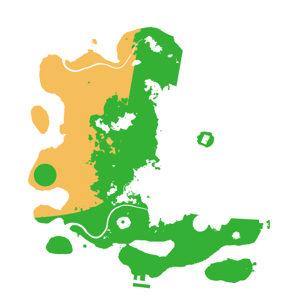 Biome Rust Map: Procedural Map, Size: 3500, Seed: 1933874348