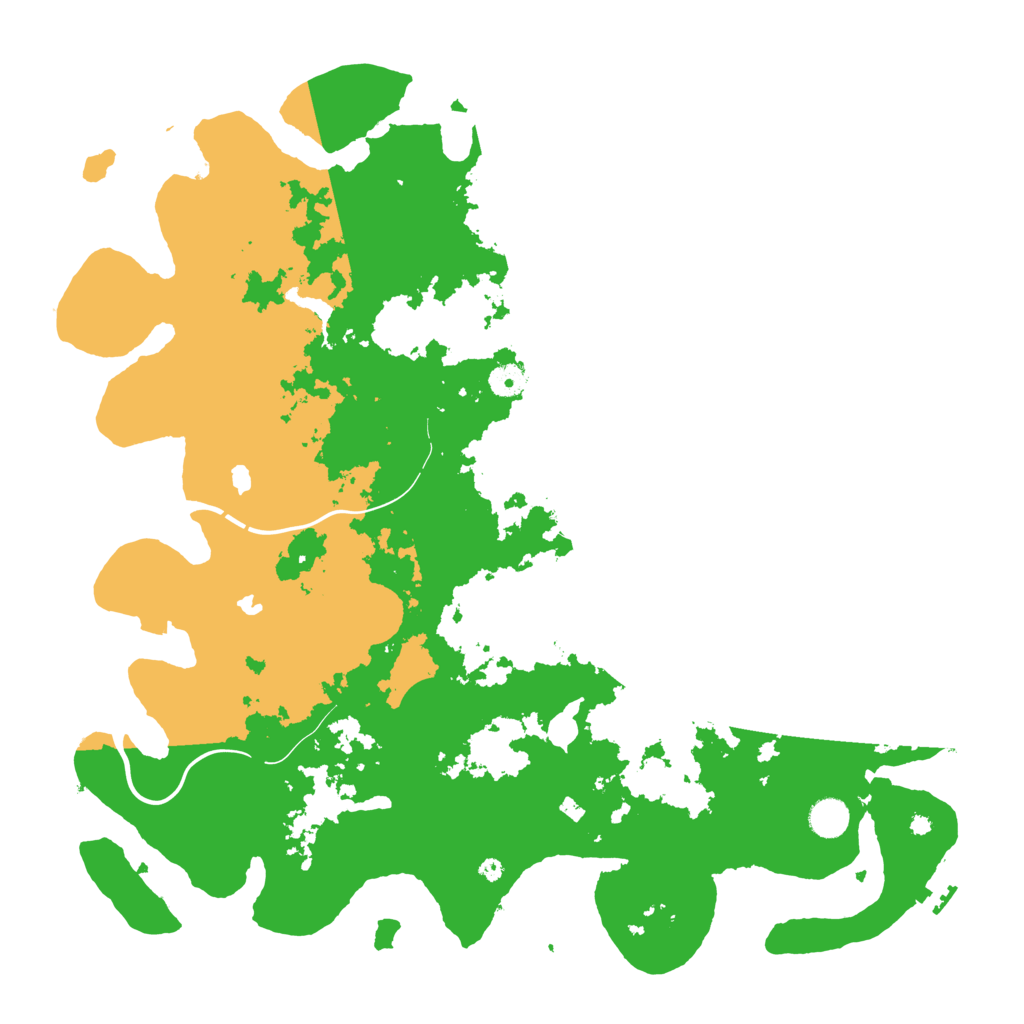 Biome Rust Map: Procedural Map, Size: 4500, Seed: 12356