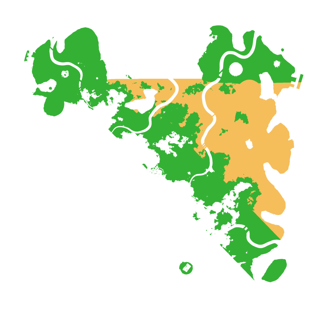Biome Rust Map: Procedural Map, Size: 4250, Seed: 6081945