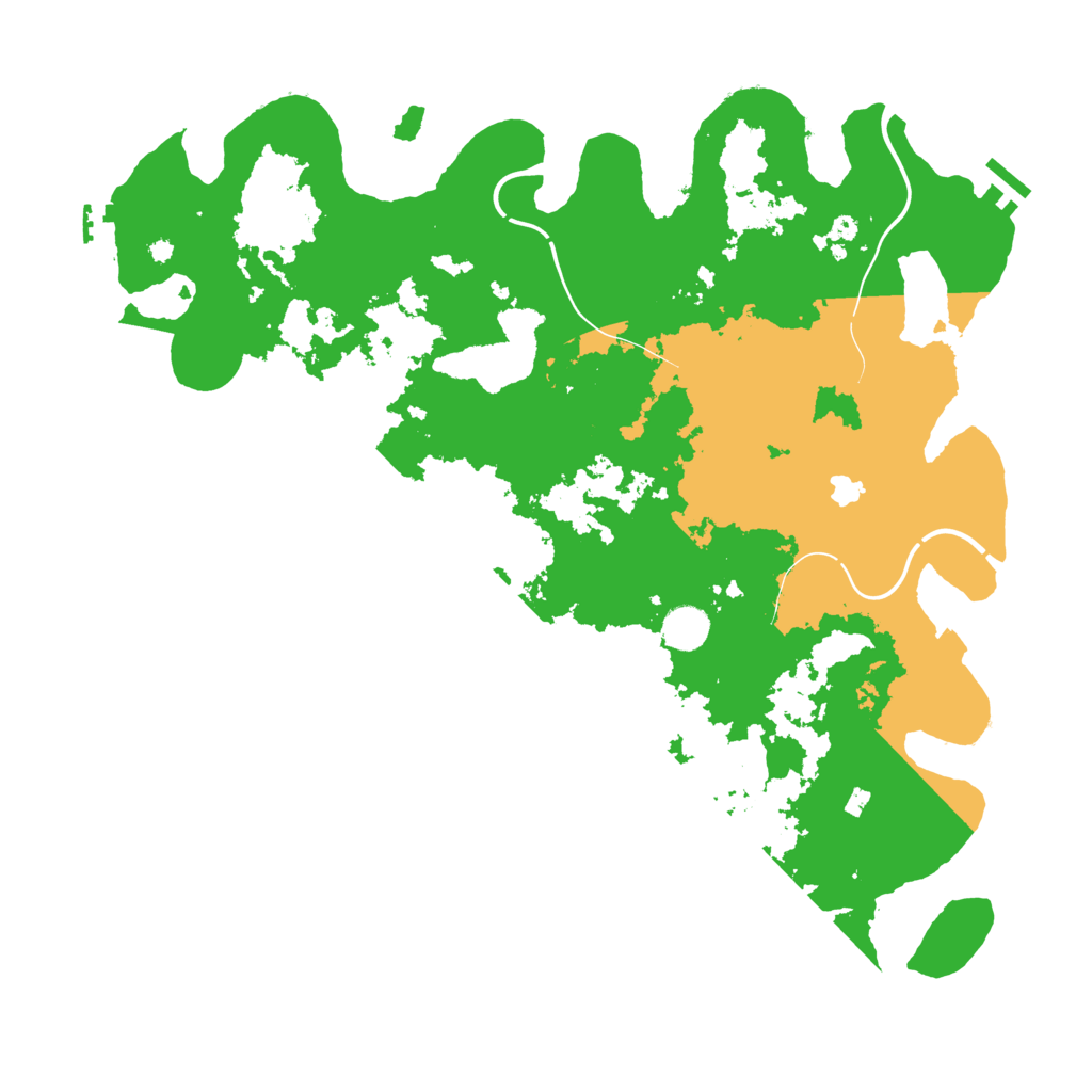 Biome Rust Map: Procedural Map, Size: 4250, Seed: 6081945