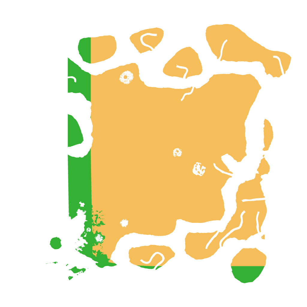 Biome Rust Map: Procedural Map, Size: 3500, Seed: 254586