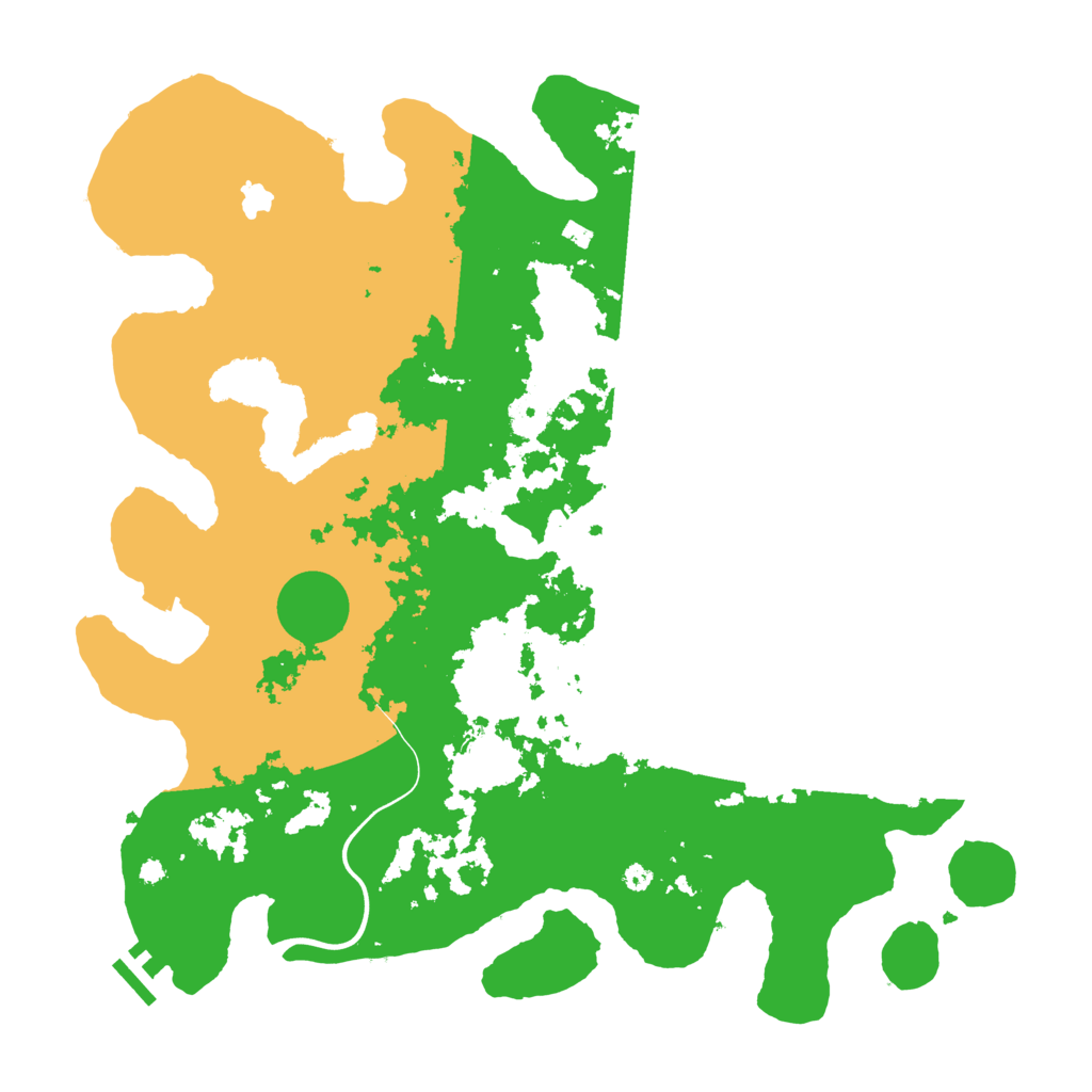 Biome Rust Map: Procedural Map, Size: 4000, Seed: 498402638