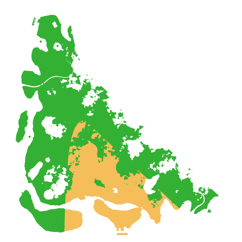 Biome Rust Map: Procedural Map, Size: 4500, Seed: 540907866