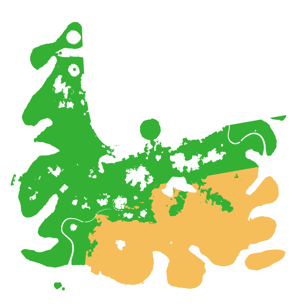 Biome Rust Map: Procedural Map, Size: 4000, Seed: 47595