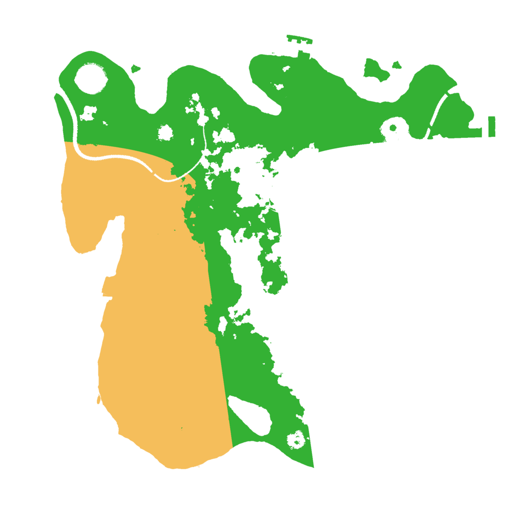 Biome Rust Map: Procedural Map, Size: 3000, Seed: 823990493