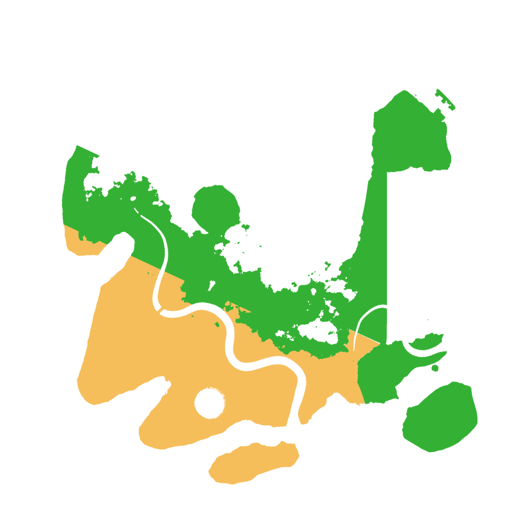 Biome Rust Map: Procedural Map, Size: 3000, Seed: 143