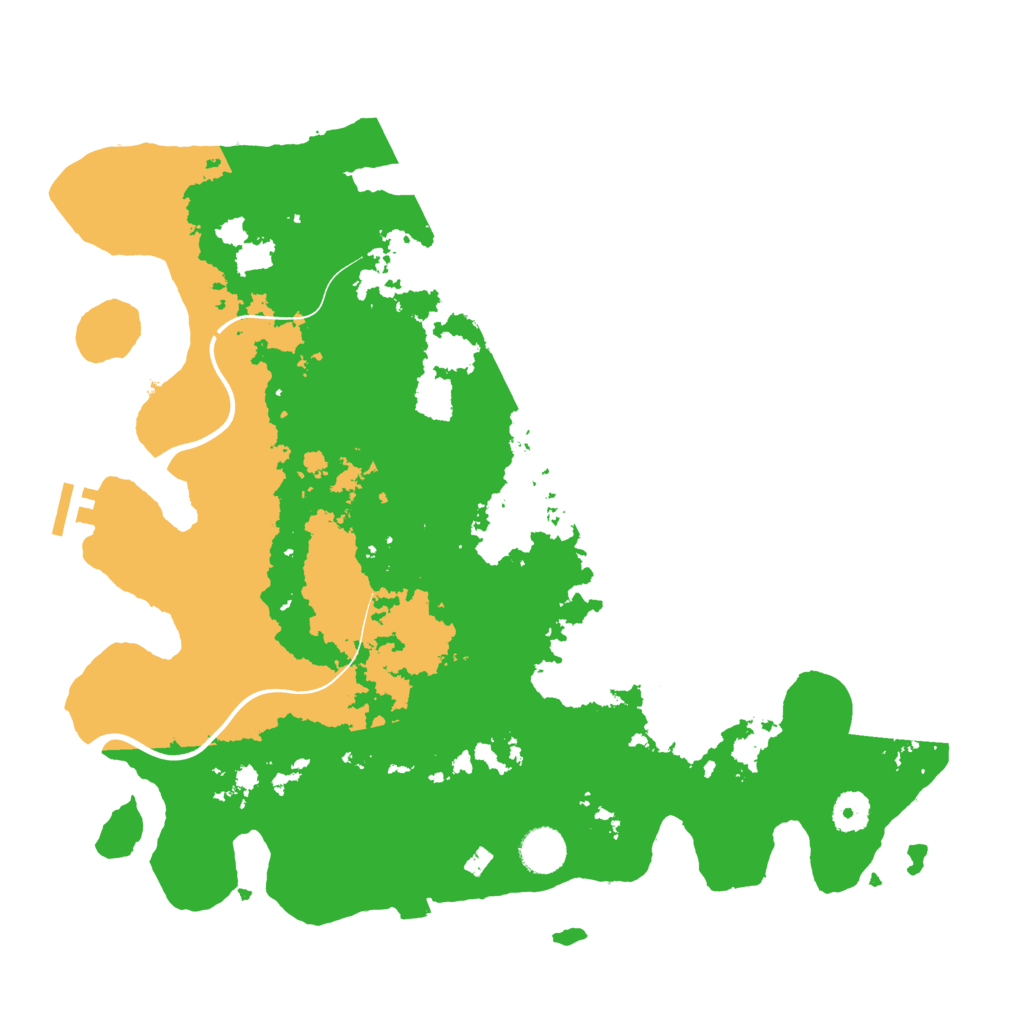 Biome Rust Map: Procedural Map, Size: 3900, Seed: 123456784