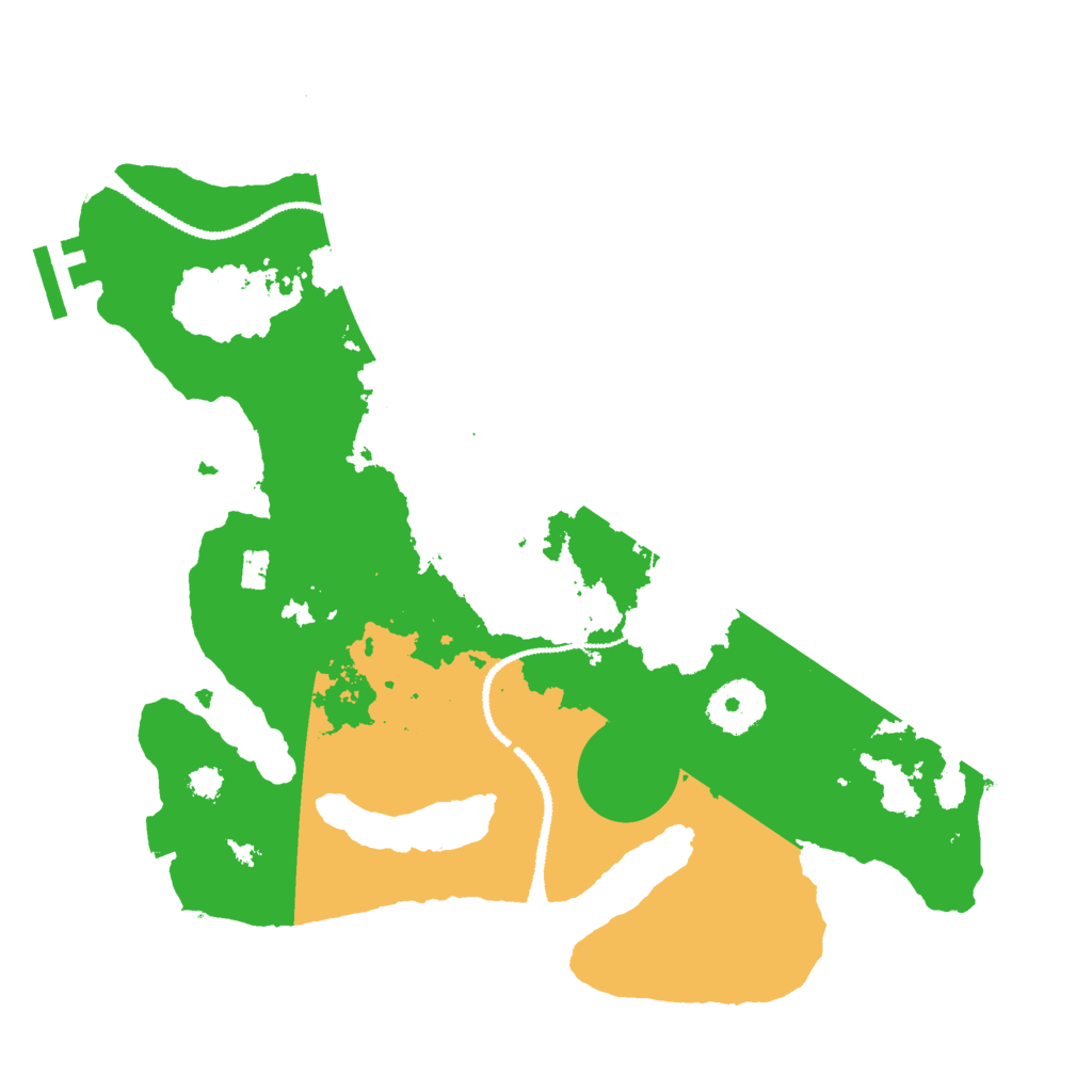 Biome Rust Map: Procedural Map, Size: 3000, Seed: 376635596