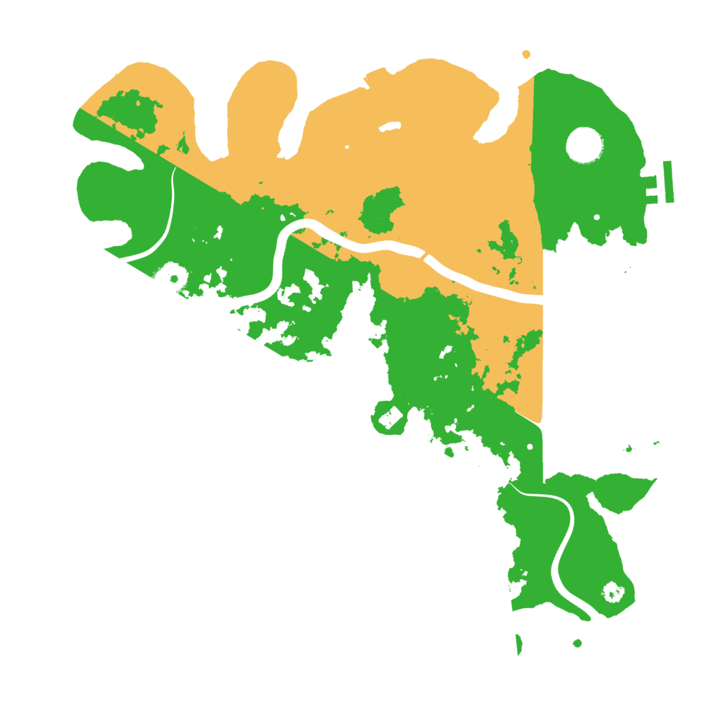 Biome Rust Map: Procedural Map, Size: 3500, Seed: 852134679