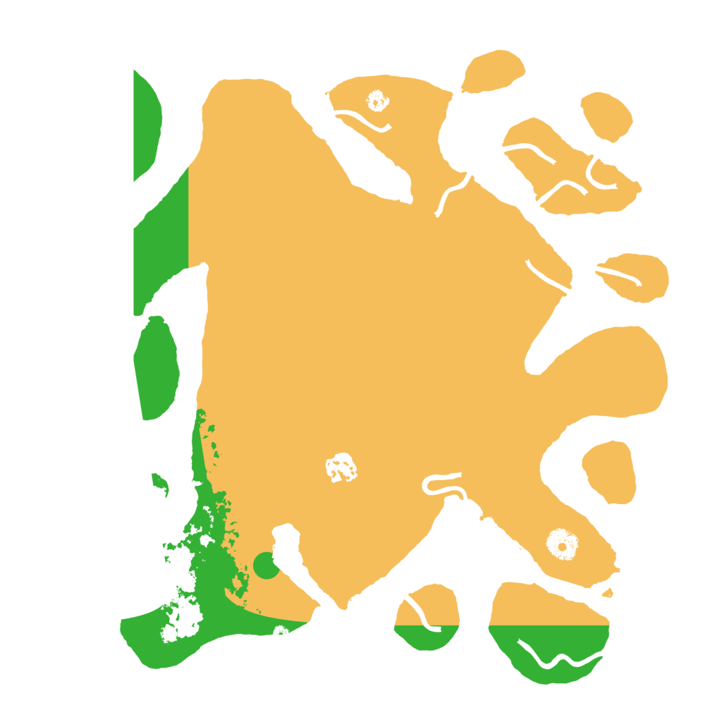 Biome Rust Map: Procedural Map, Size: 3500, Seed: 416824