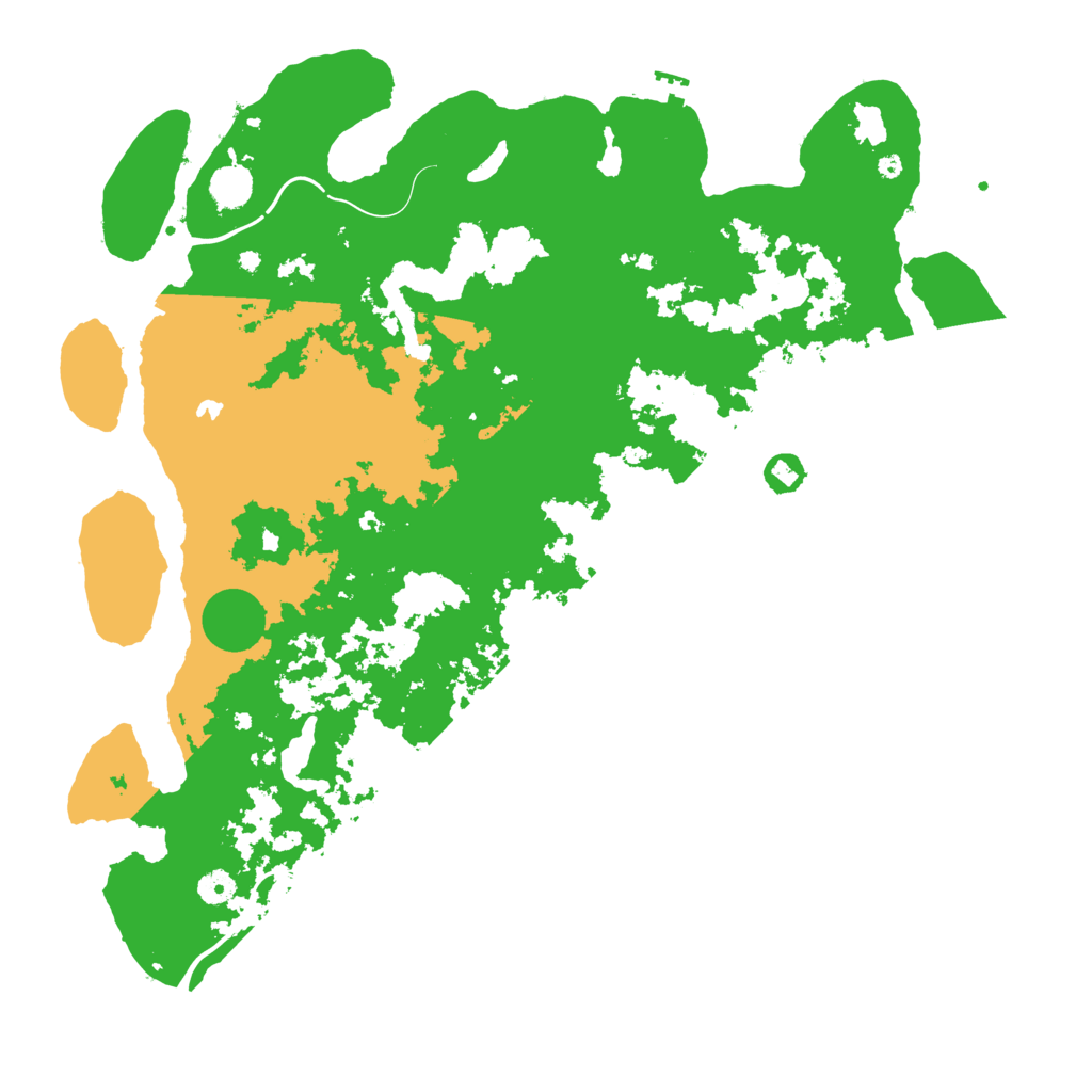 Biome Rust Map: Procedural Map, Size: 4600, Seed: 1137