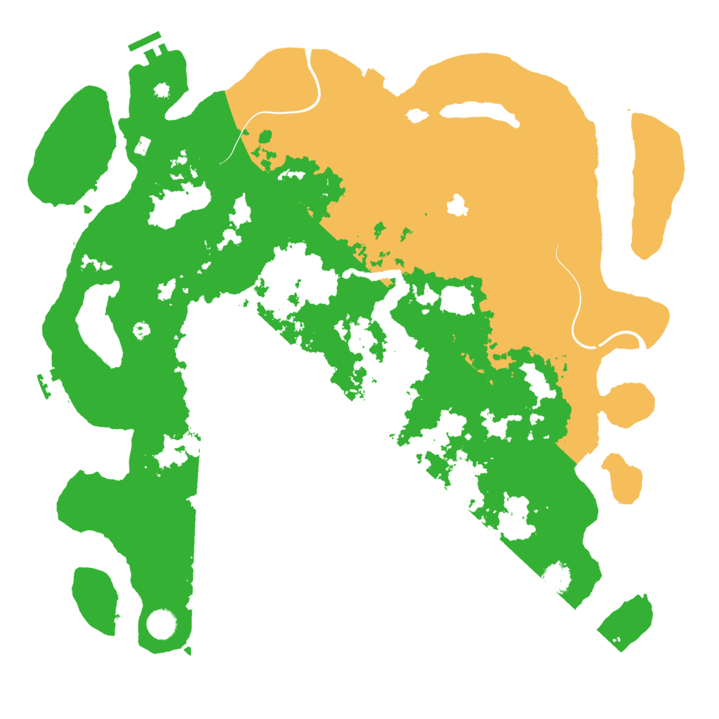 Biome Rust Map: Procedural Map, Size: 4250, Seed: 996699