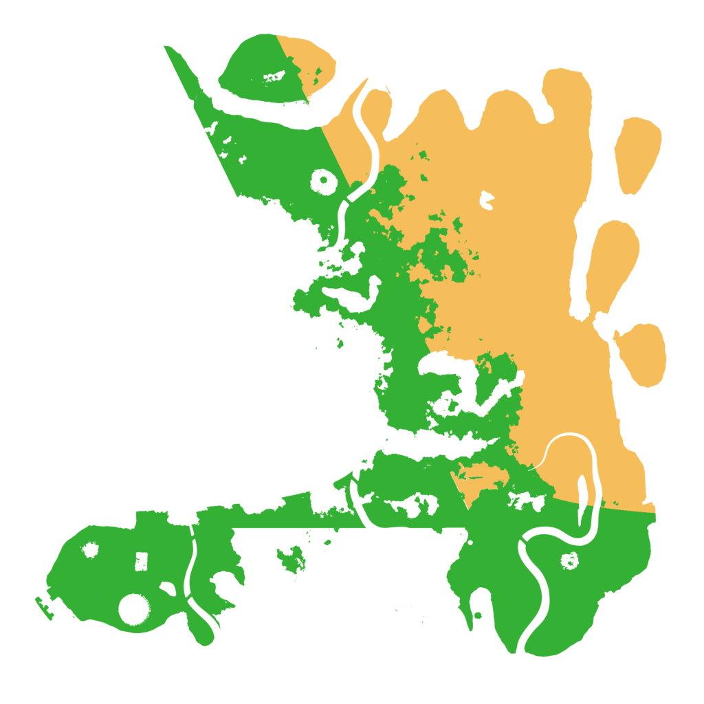 Biome Rust Map: Procedural Map, Size: 4000, Seed: 959947
