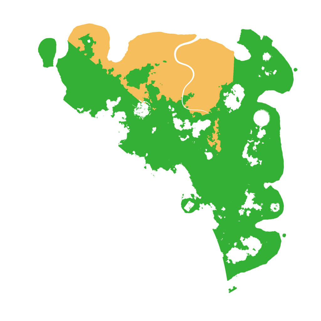 Biome Rust Map: Procedural Map, Size: 3500, Seed: 32165
