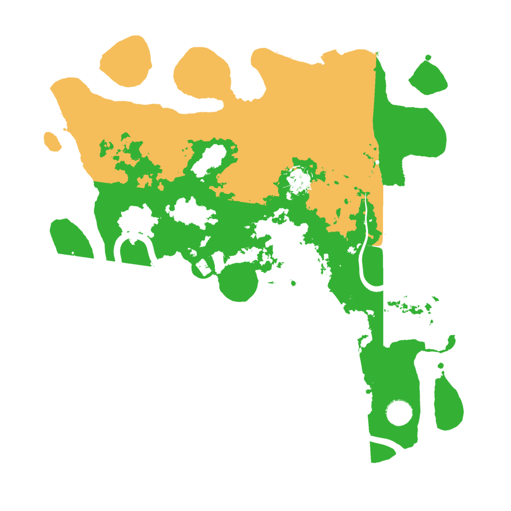 Biome Rust Map: Procedural Map, Size: 3500, Seed: 7467617