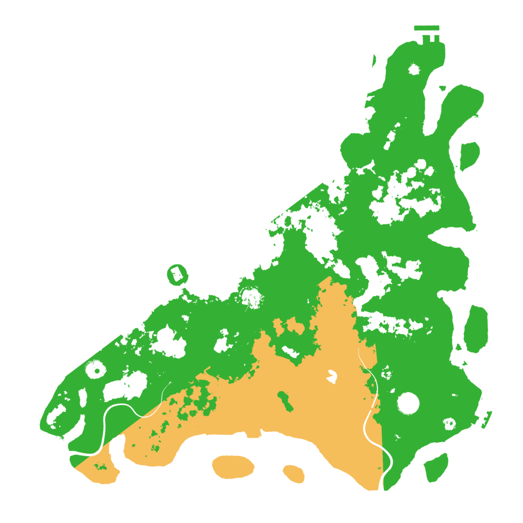 Biome Rust Map: Procedural Map, Size: 4200, Seed: 8052021