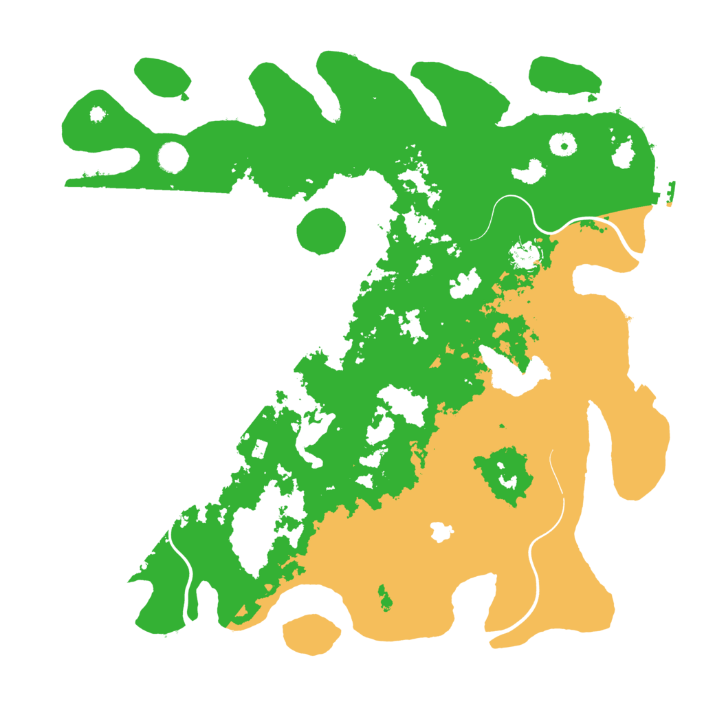 Biome Rust Map: Procedural Map, Size: 4100, Seed: 2003980679