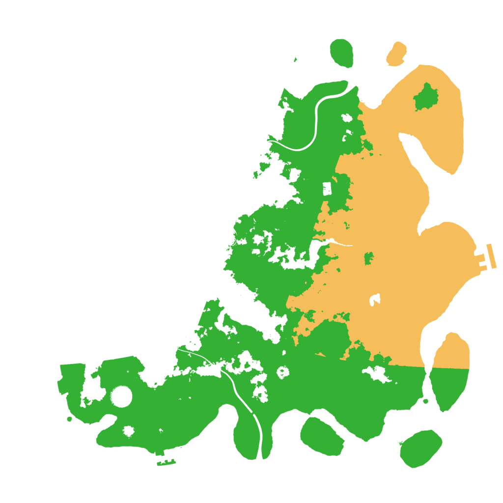 Biome Rust Map: Procedural Map, Size: 4100, Seed: 2662