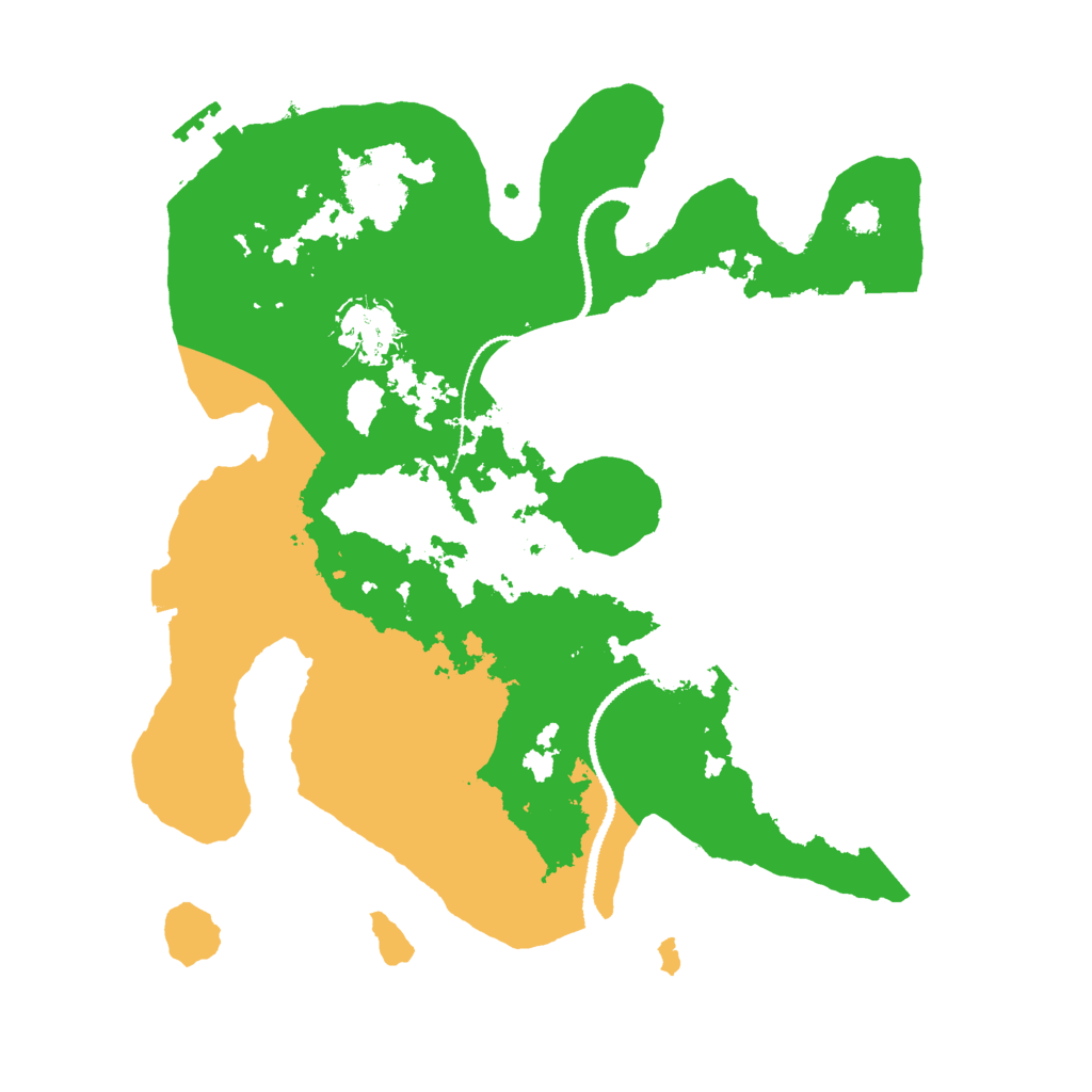 Biome Rust Map: Procedural Map, Size: 3000, Seed: 156935525