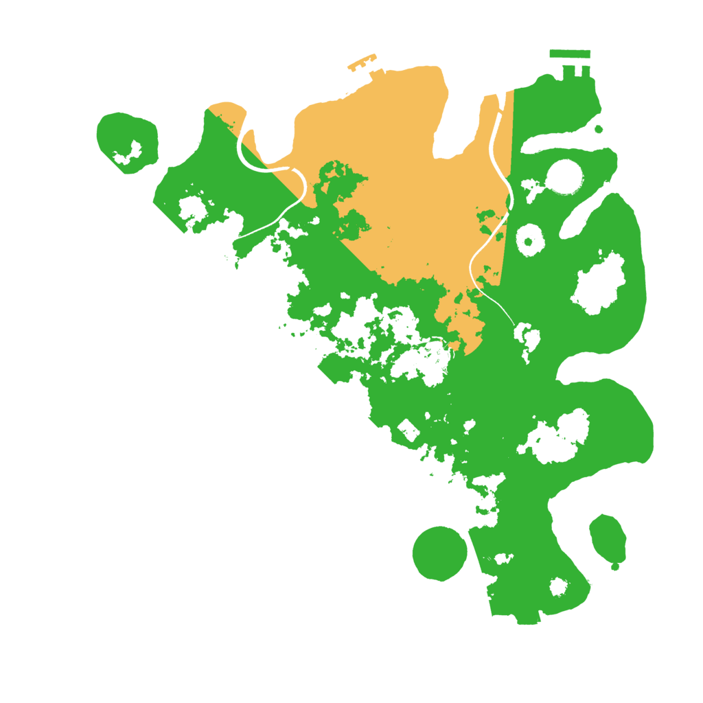 Biome Rust Map: Procedural Map, Size: 3500, Seed: 59023546