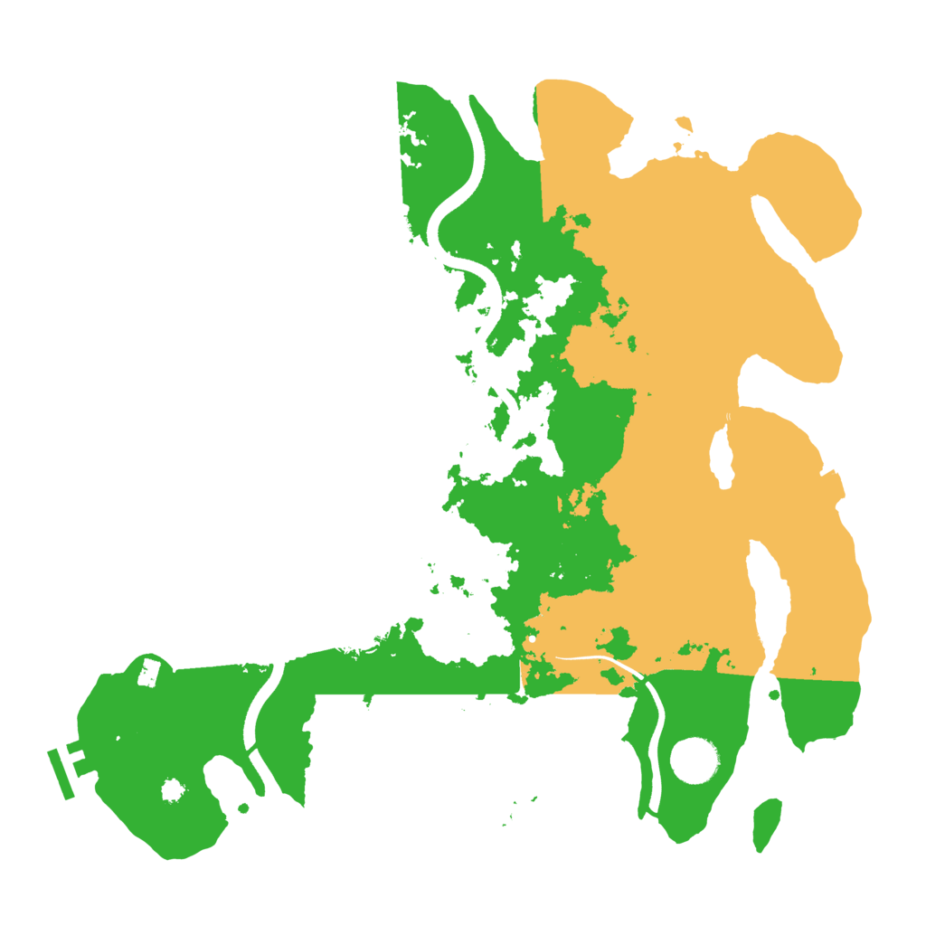 Biome Rust Map: Procedural Map, Size: 3600, Seed: 772