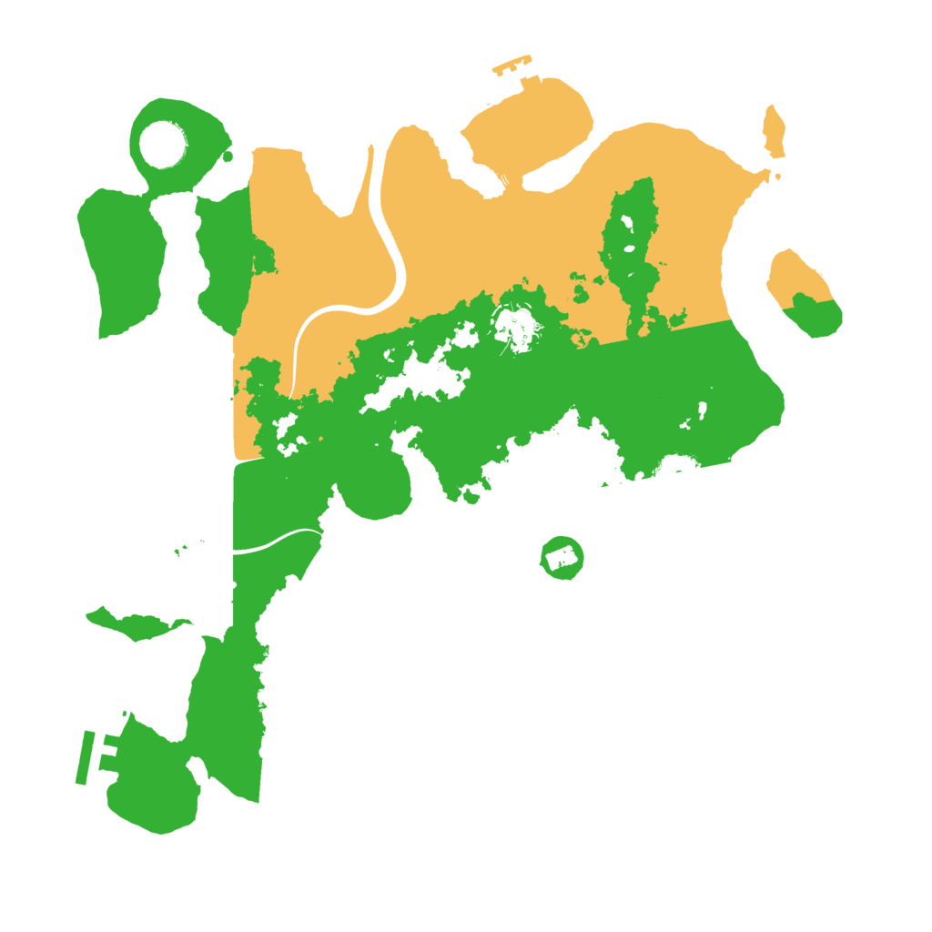 Biome Rust Map: Procedural Map, Size: 3500, Seed: 1068904053