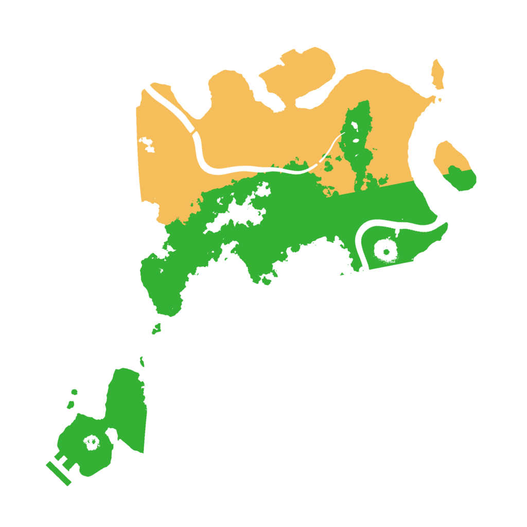 Biome Rust Map: Procedural Map, Size: 3500, Seed: 1068904053