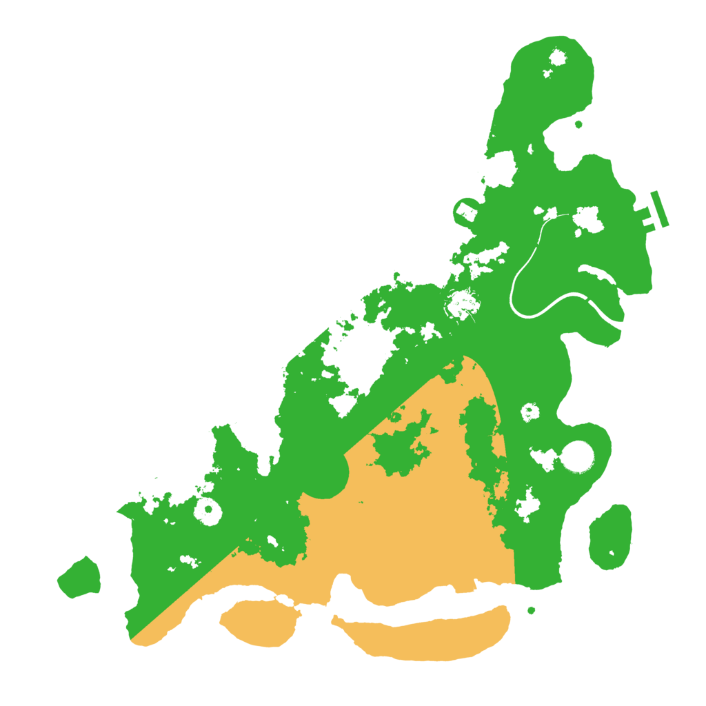 Biome Rust Map: Procedural Map, Size: 3850, Seed: 1010112009