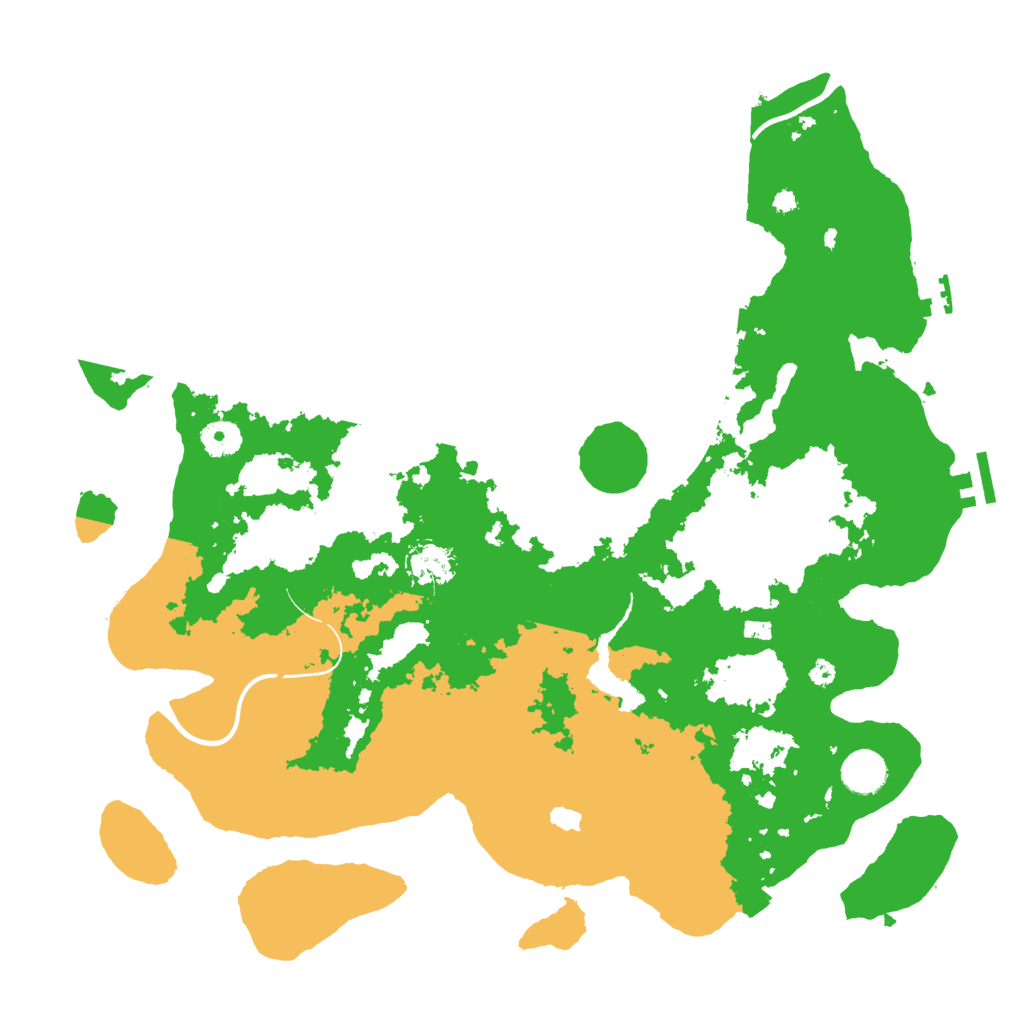 Biome Rust Map: Procedural Map, Size: 4000, Seed: 654862652