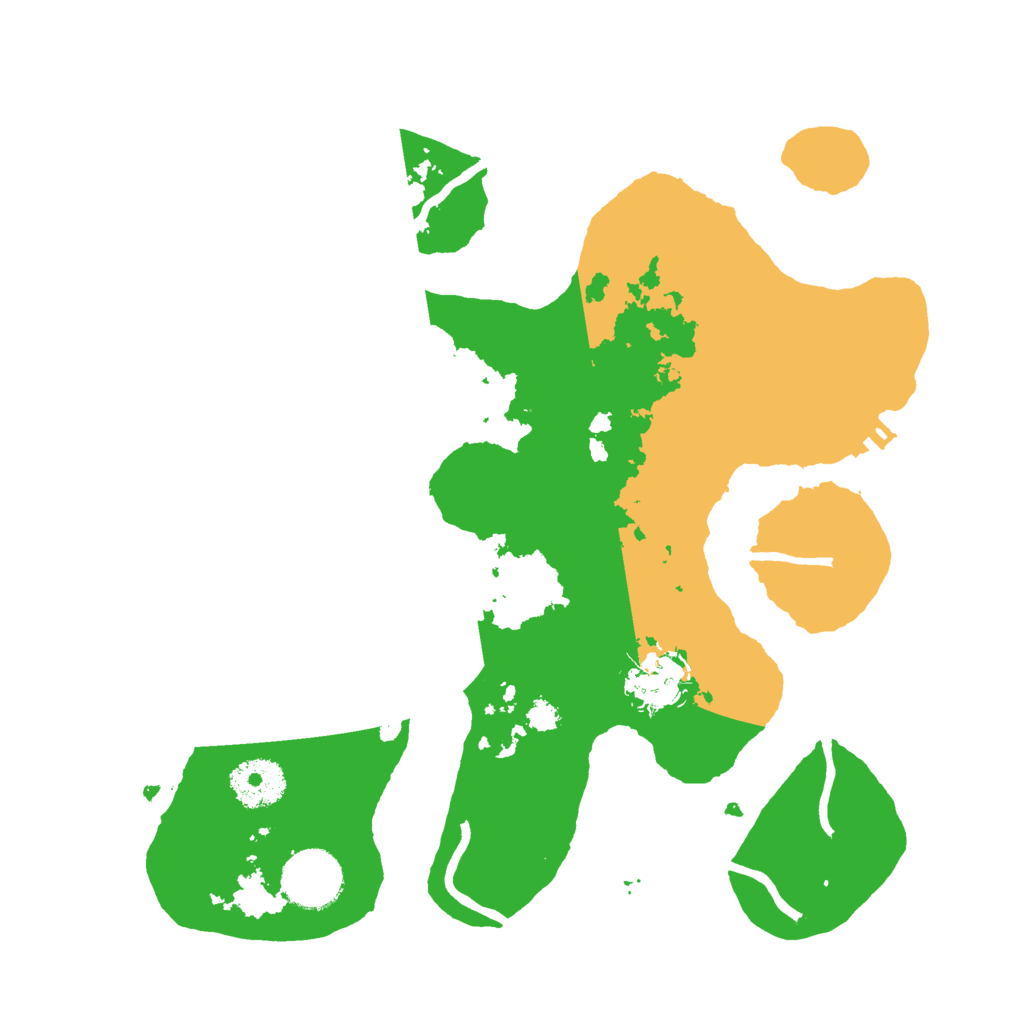 Biome Rust Map: Procedural Map, Size: 3000, Seed: 1455472