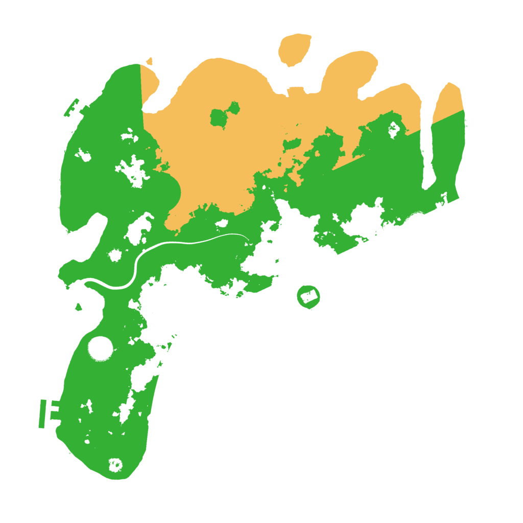 Biome Rust Map: Procedural Map, Size: 3700, Seed: 14567