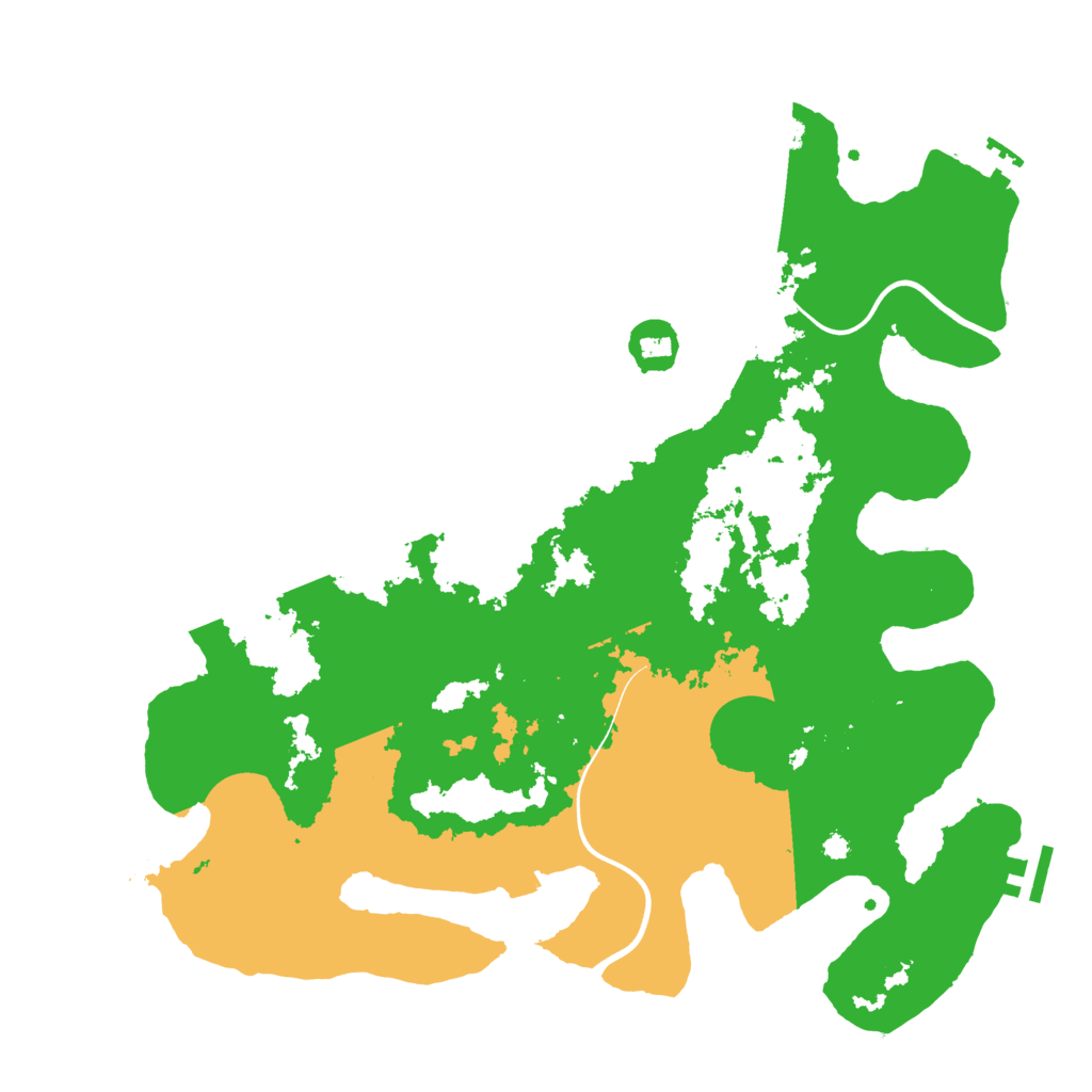 Biome Rust Map: Procedural Map, Size: 3850, Seed: 514882221