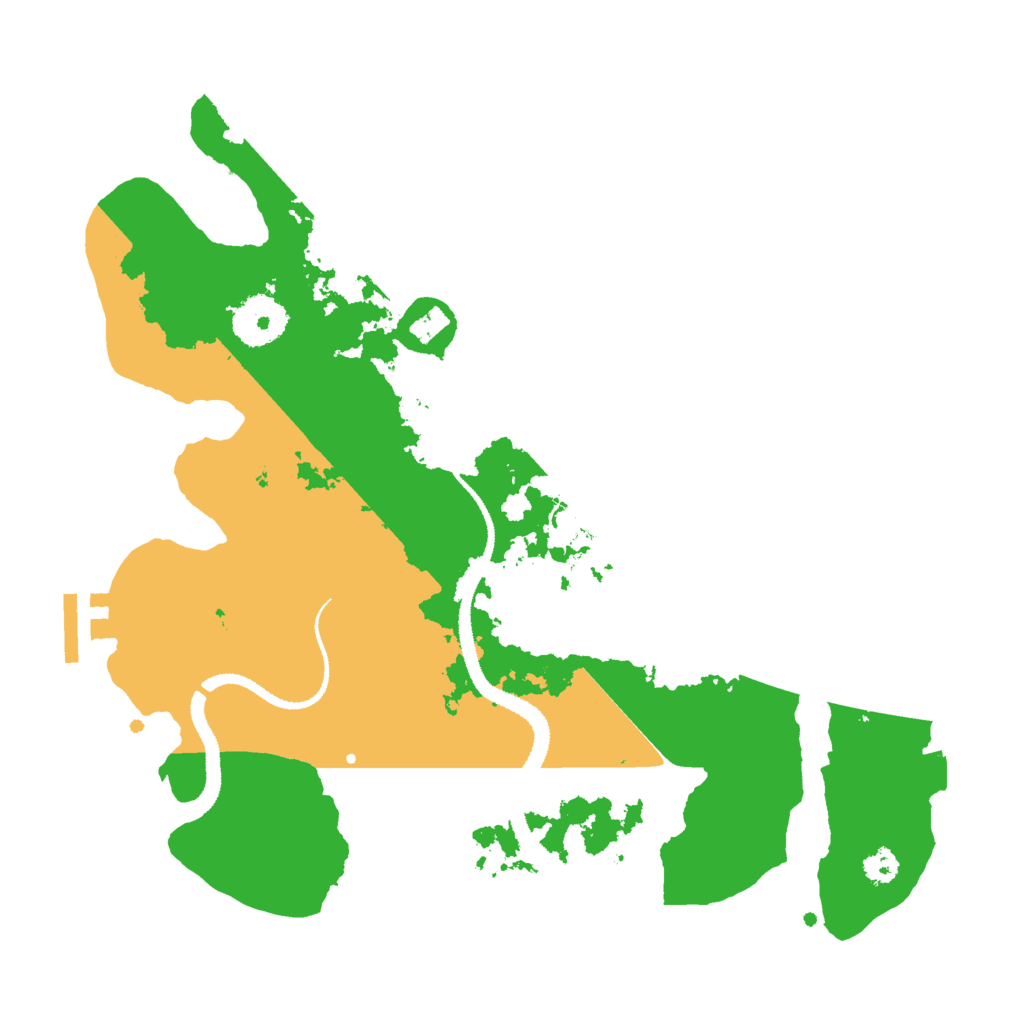 Biome Rust Map: Procedural Map, Size: 3000, Seed: 457995