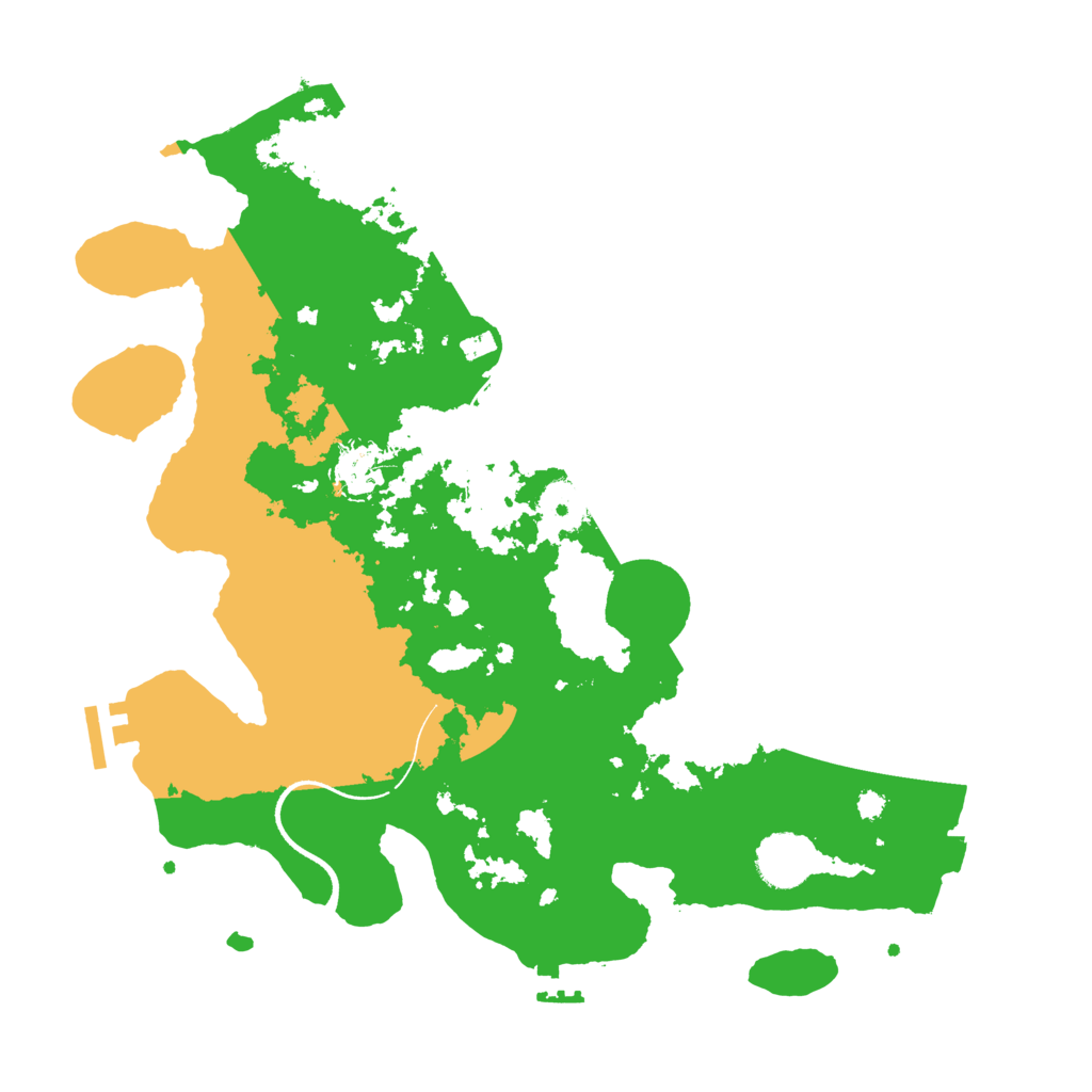 Biome Rust Map: Procedural Map, Size: 3500, Seed: 1505357375