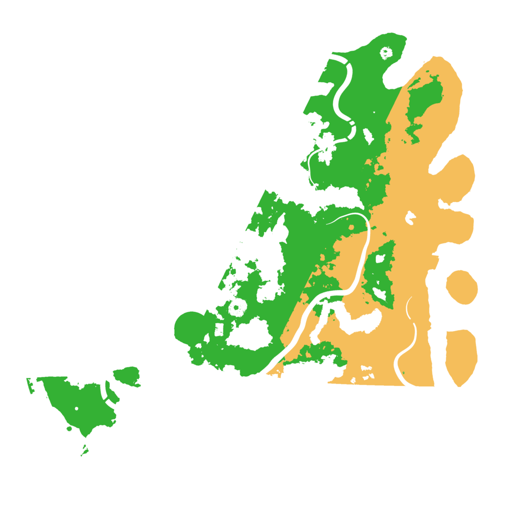 Biome Rust Map: Procedural Map, Size: 4250, Seed: 309526597