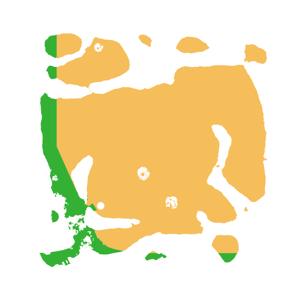 Biome Rust Map: Procedural Map, Size: 3500, Seed: 9210574