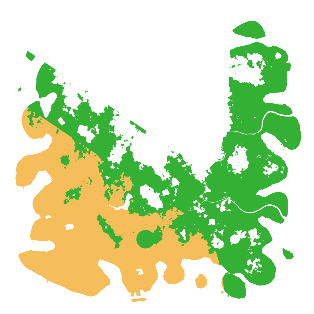 Biome Rust Map: Procedural Map, Size: 4500, Seed: 19828