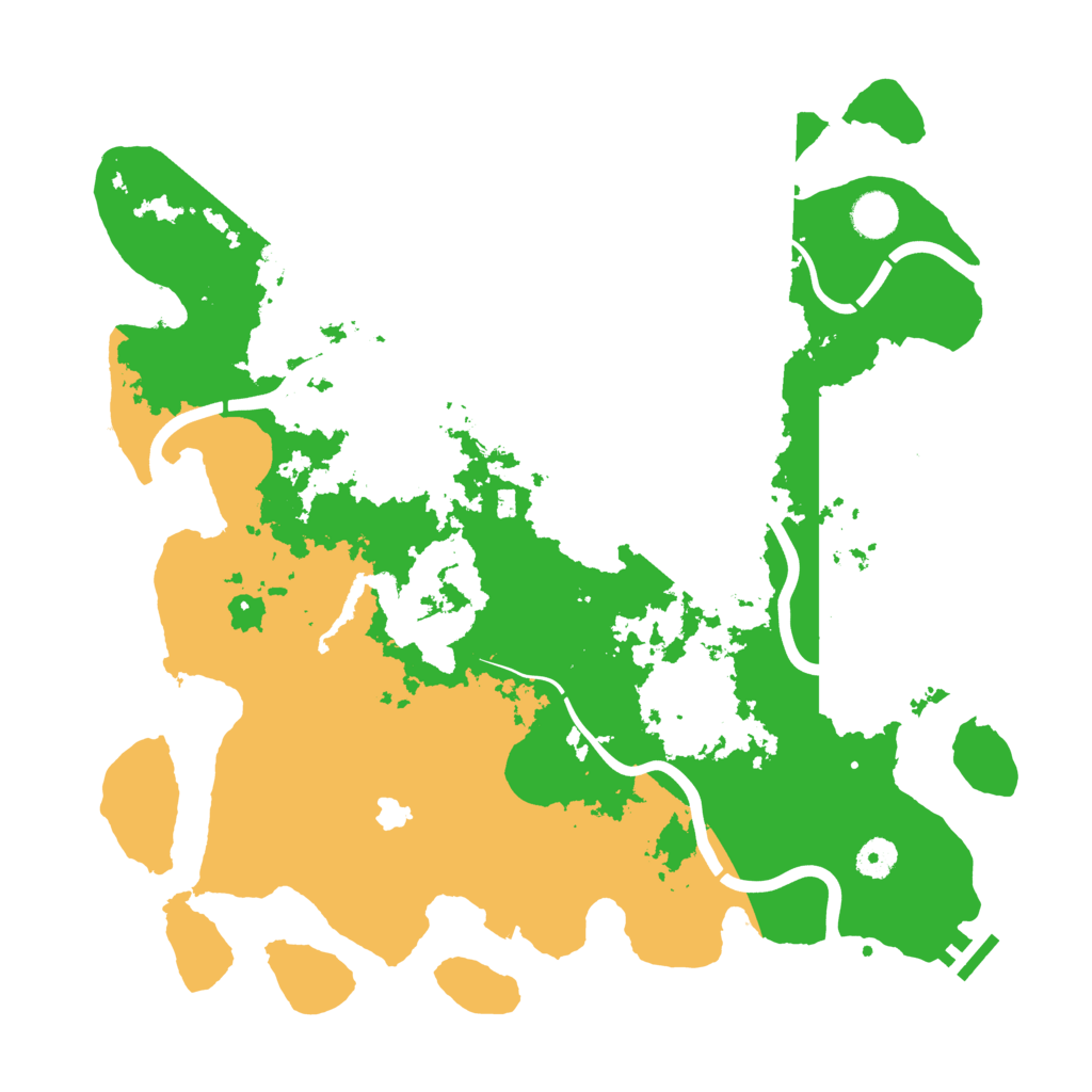 Biome Rust Map: Procedural Map, Size: 4100, Seed: 16146