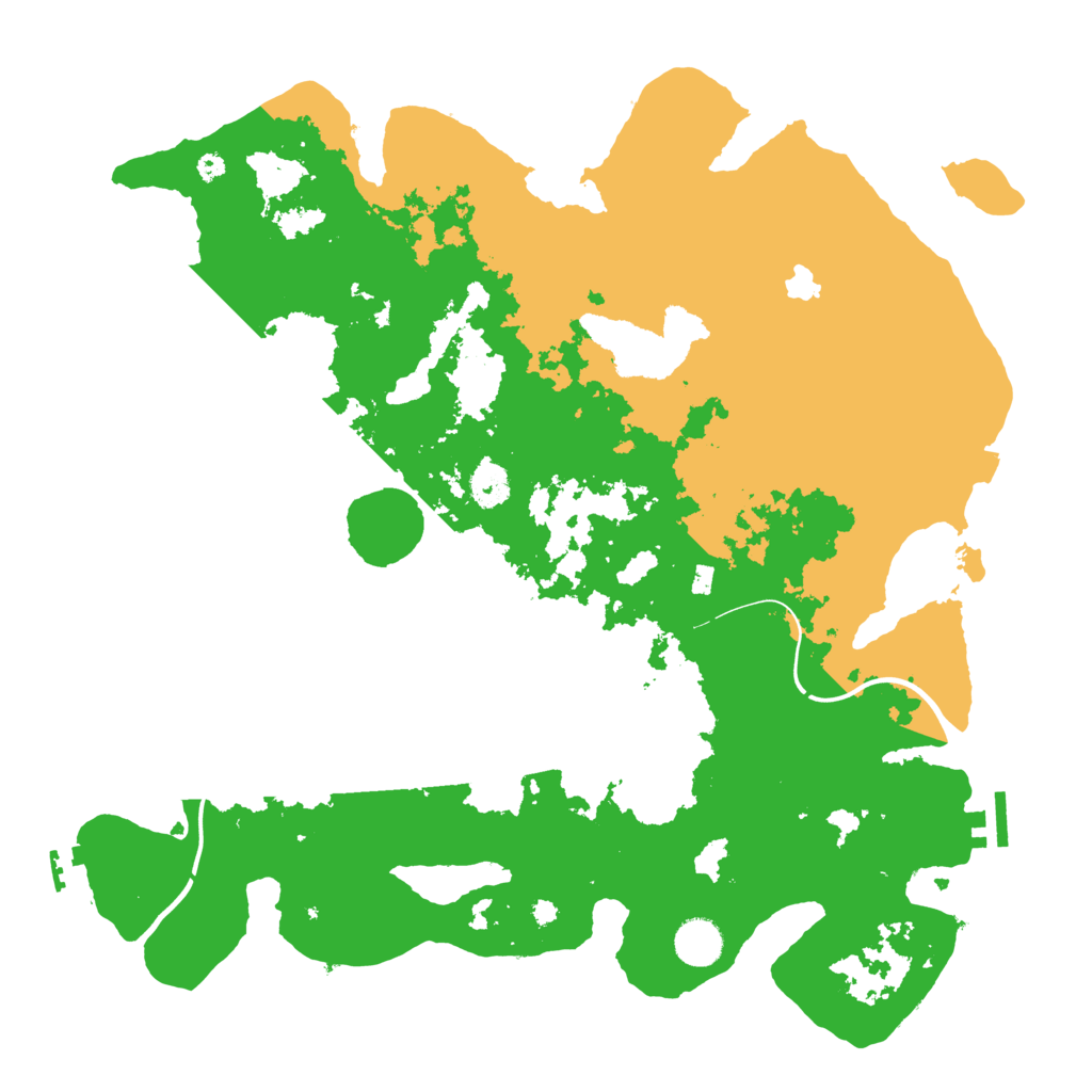 Biome Rust Map: Procedural Map, Size: 4000, Seed: 1000403409