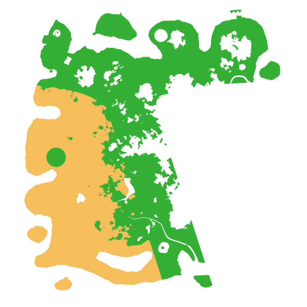 Biome Rust Map: Procedural Map, Size: 4200, Seed: 2784