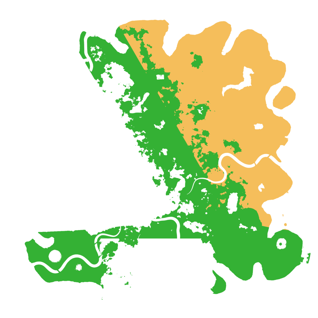 Biome Rust Map: Procedural Map, Size: 4500, Seed: 21476412