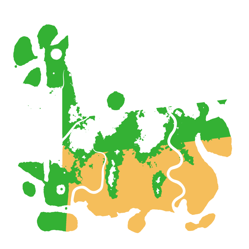 Biome Rust Map: Procedural Map, Size: 3950, Seed: 311777