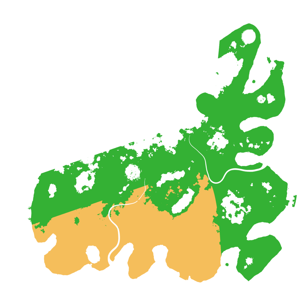 Biome Rust Map: Procedural Map, Size: 3800, Seed: 628900783