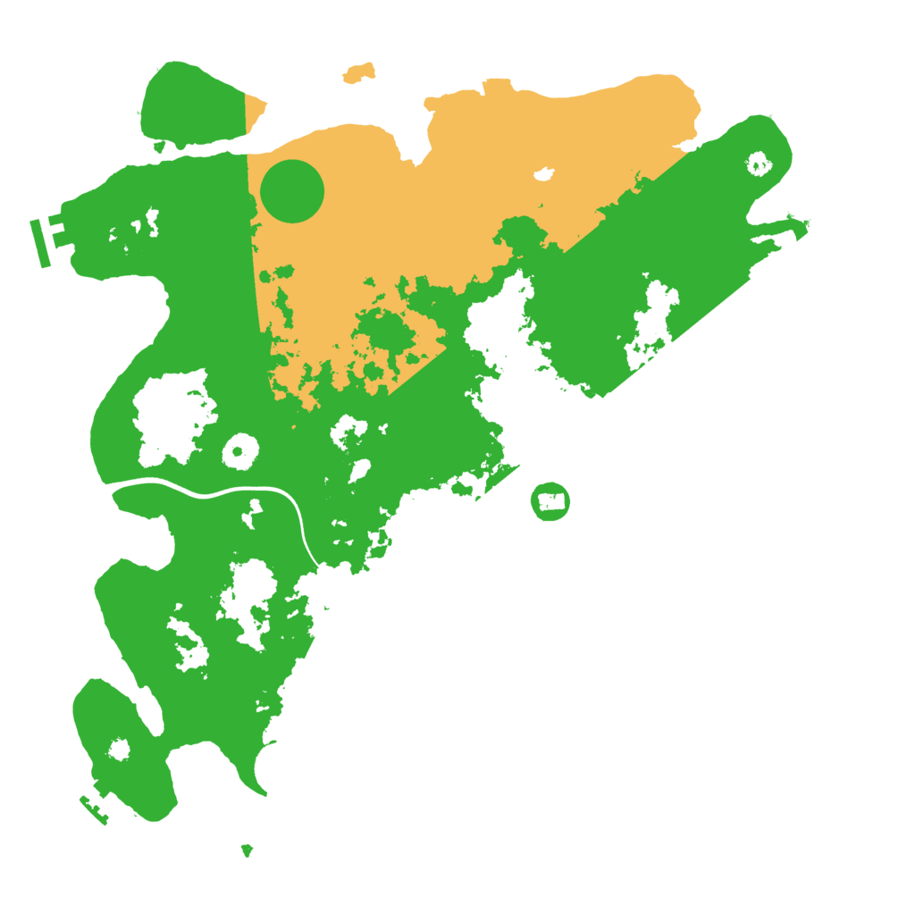 Biome Rust Map: Procedural Map, Size: 3800, Seed: 22360