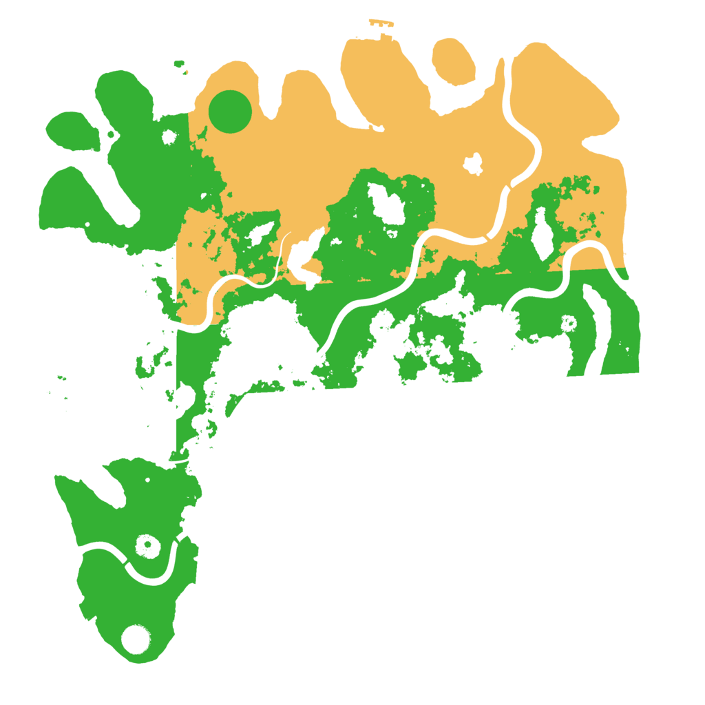 Biome Rust Map: Procedural Map, Size: 4300, Seed: 954106732