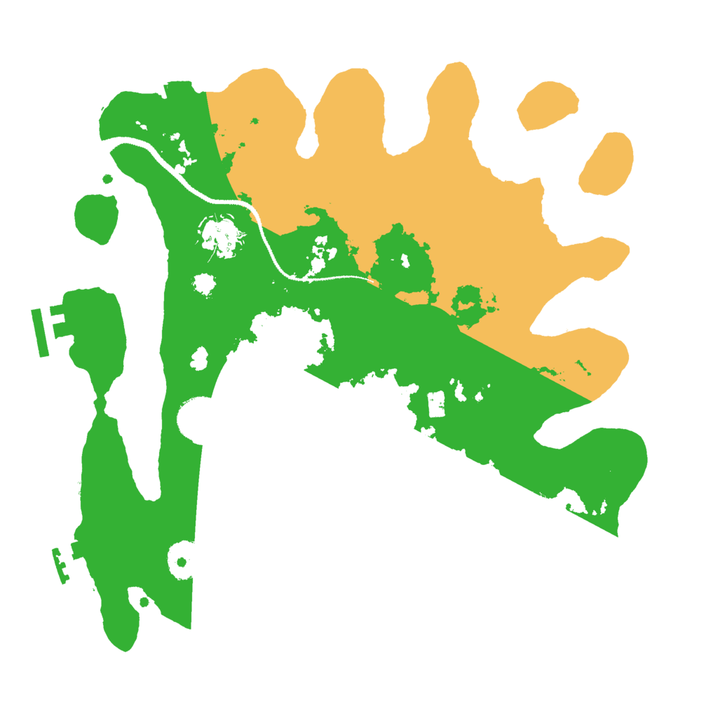 Biome Rust Map: Procedural Map, Size: 3000, Seed: 1525546469