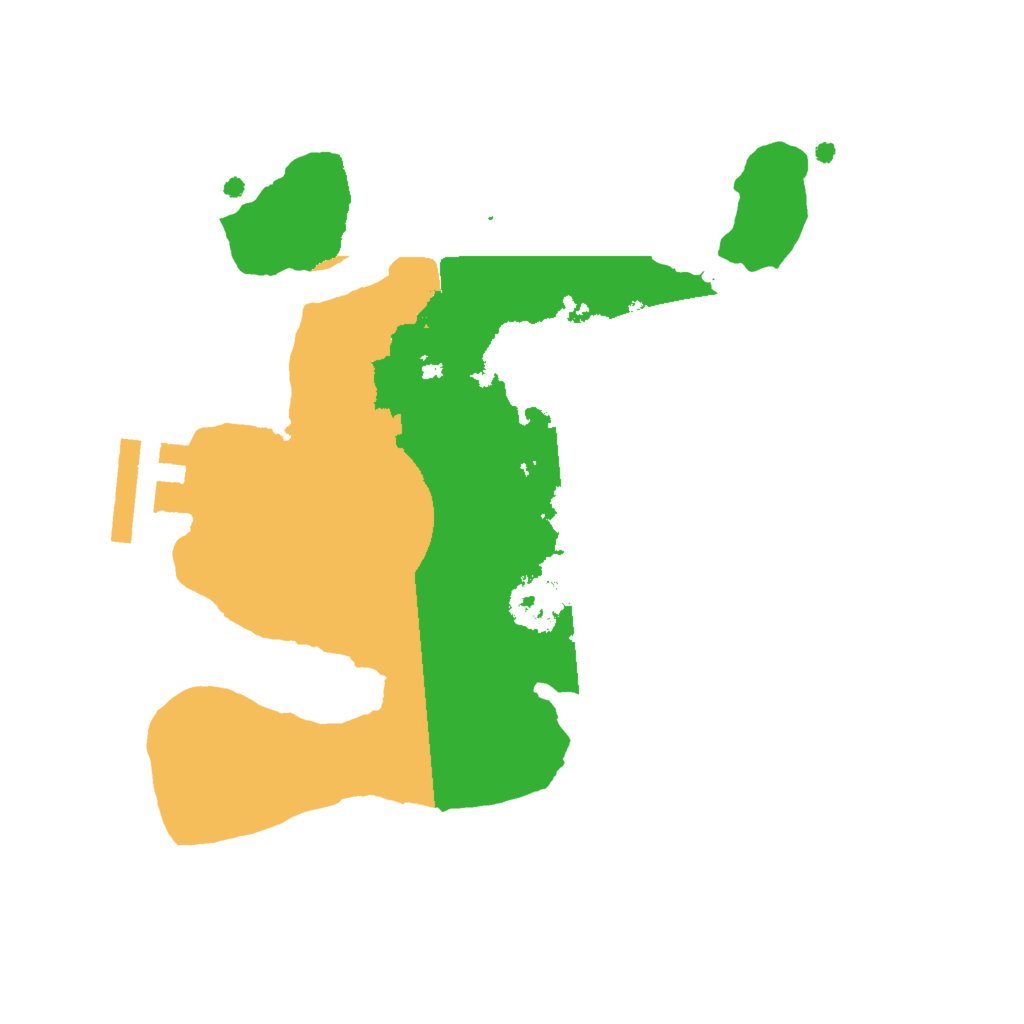 Biome Rust Map: Procedural Map, Size: 2000, Seed: 363464357