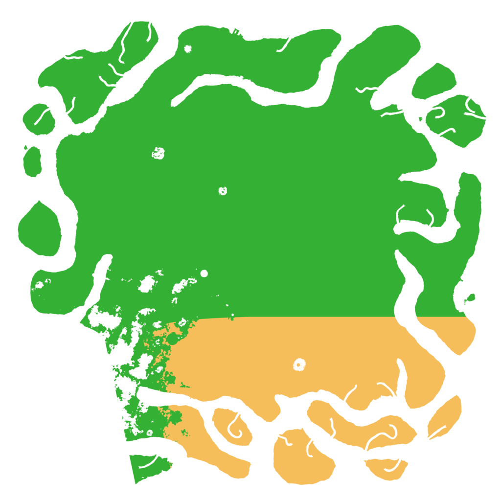 Biome Rust Map: Procedural Map, Size: 6000, Seed: 1168788254